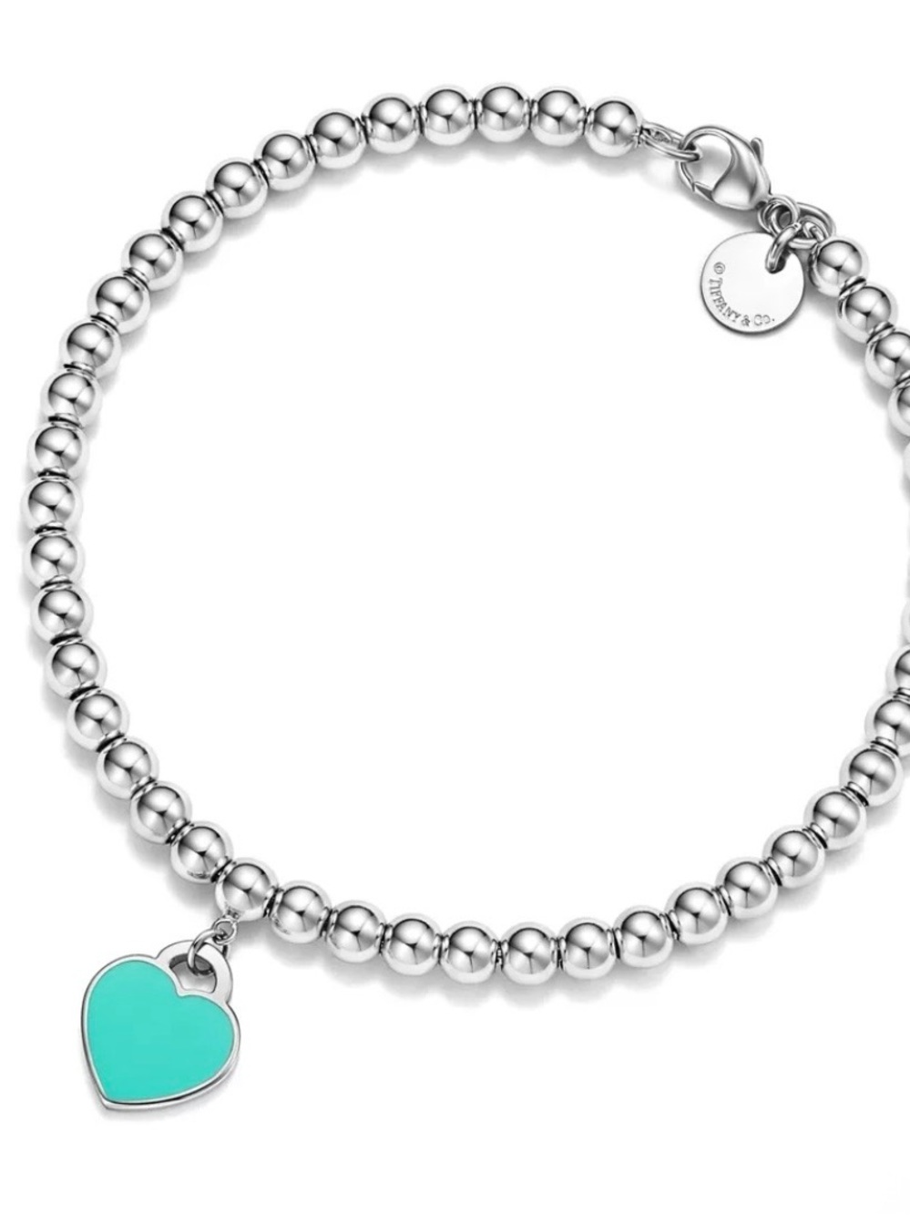 Tiffany & Co. Tiffany Blue with Diamond Heart Necklace, Bracelet, and Earrings - Picture 12 of 16